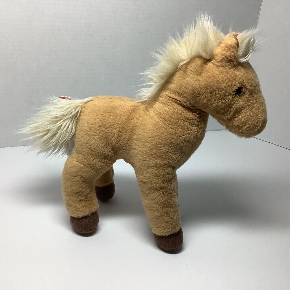 Douglas Cuddle Toy Tan Horse 9" Plush Soft! - Picture 3 of 6